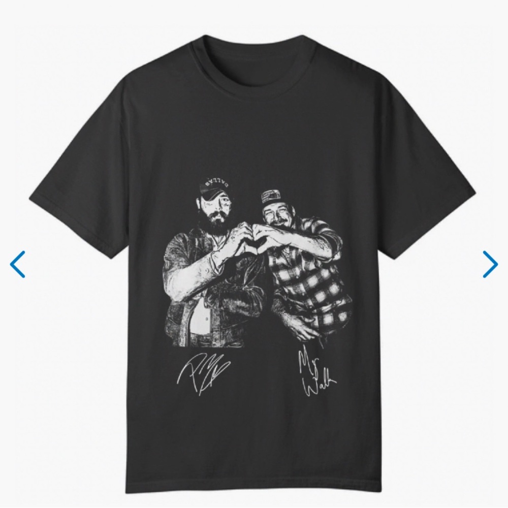 Morgan Wallen and Post Malone shirt